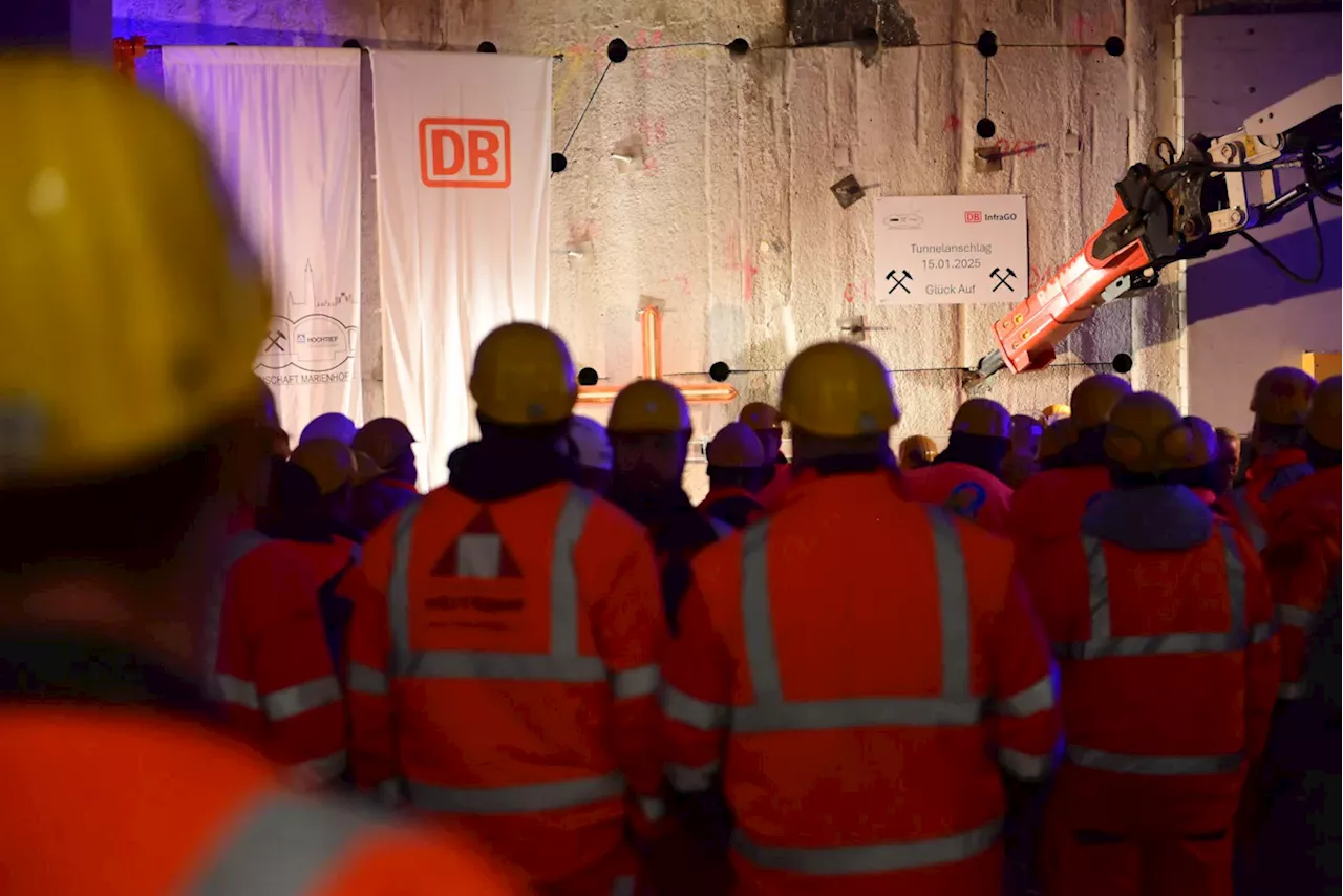 Zweite S-Bahn-Stammstrecke in München: Tunnelfest am Marienhof, Frust im Rathaus