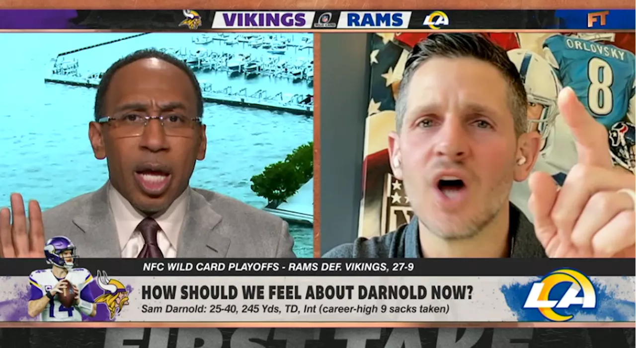 First Take Explodes in Fiery Sam Darnold Debate