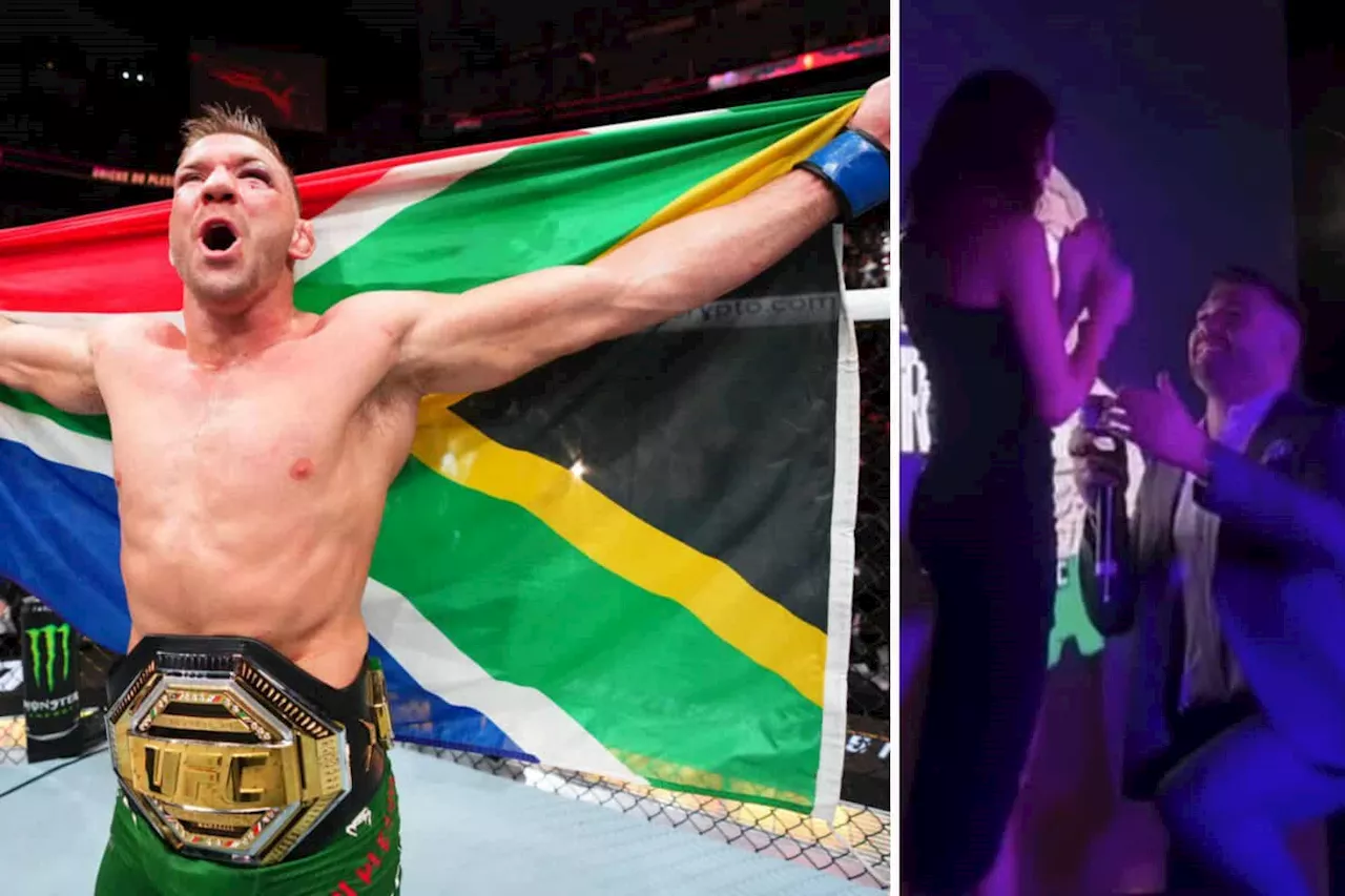 MMA Champion Dricus du Plessis Proposes to Girlfriend