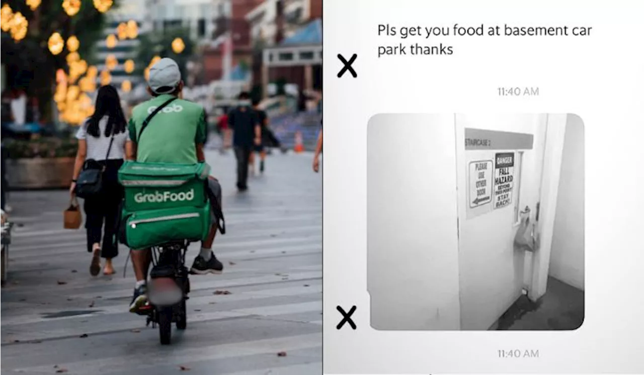 Grab Delivery Rider Leaves Food at Basement After Customer Forgets Unit Number