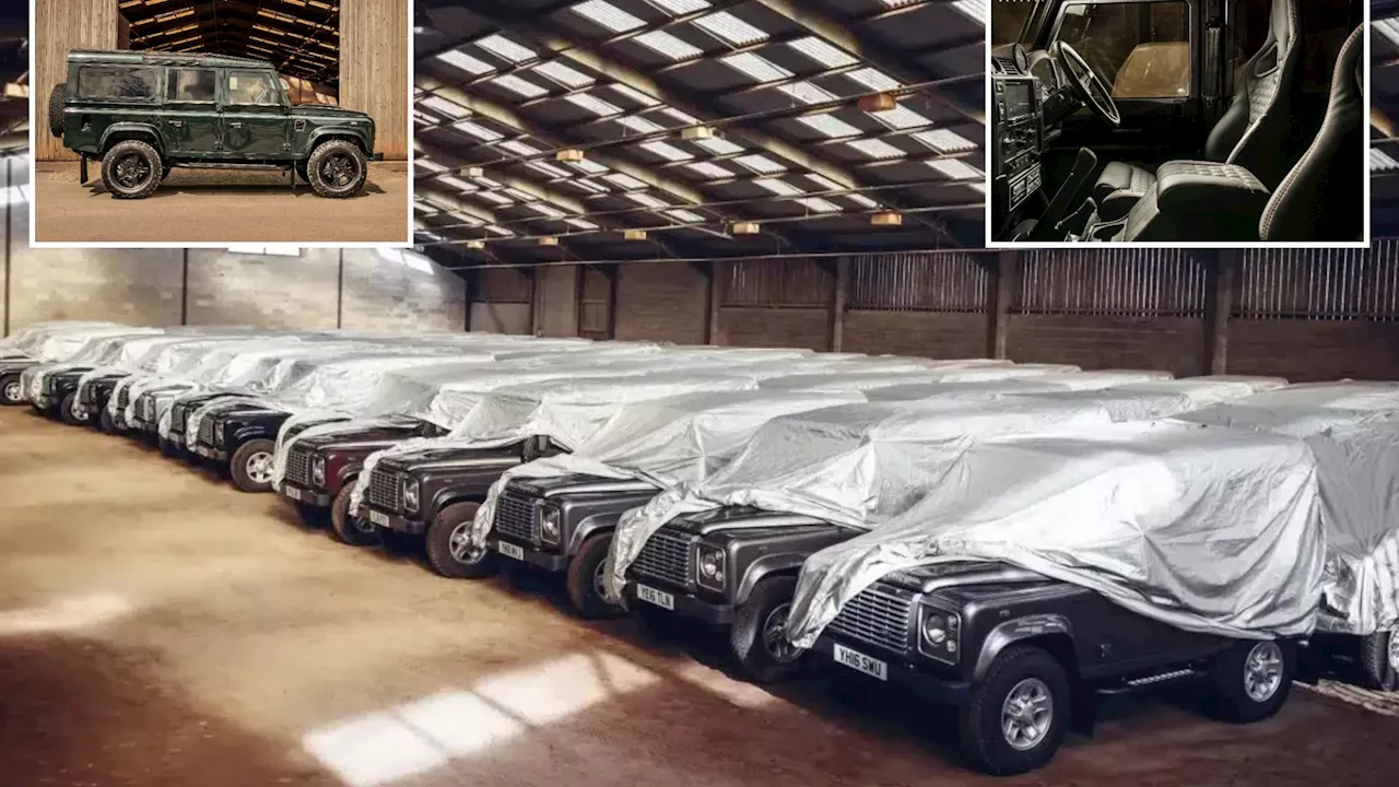 Land Rover Defender Collector Offered Eye-Watering Sums for His Secret Bunker Stash