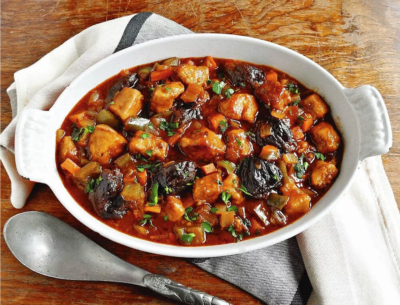 Eric Akis: Prunes give gourmet flair to Mediterranean-style pork stew