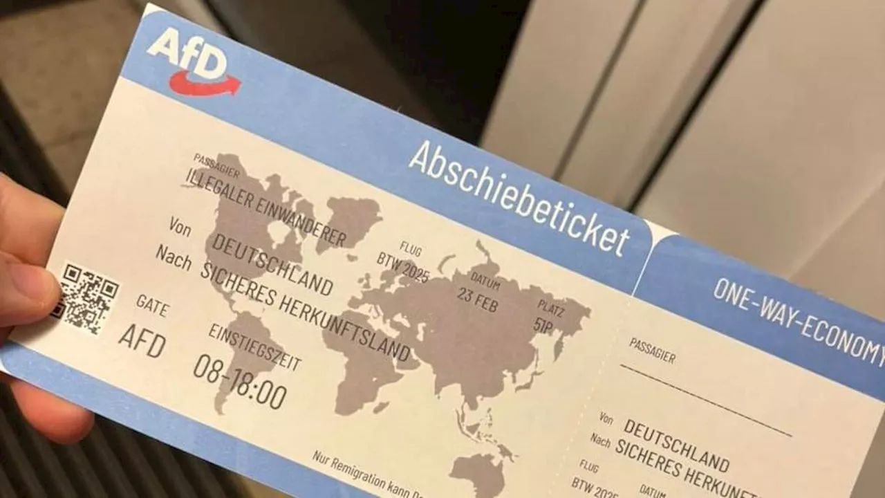 German police investigates AfD for sending out 'deportation tickets'