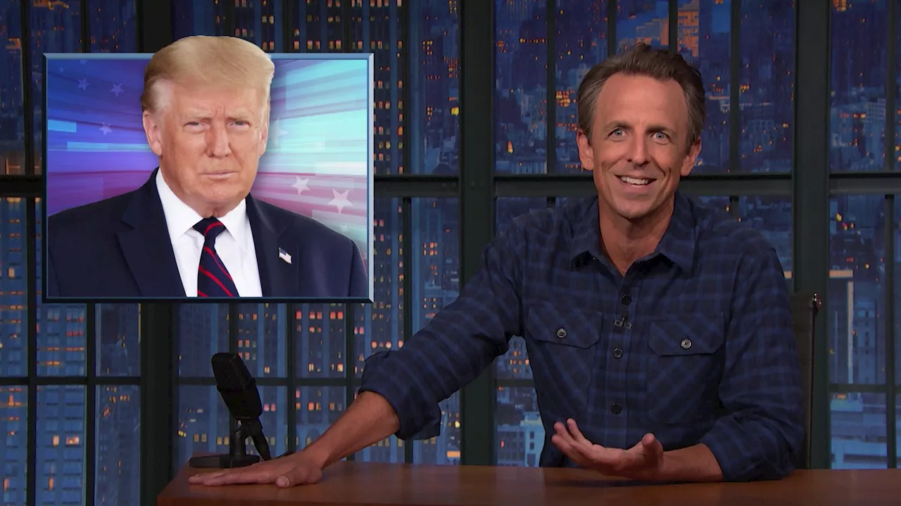 Trump Threatens Media Over Seth Meyers Jokes