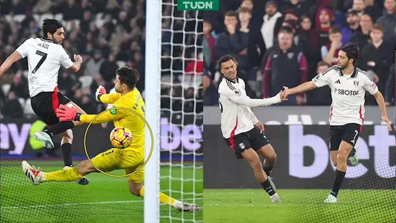 Gol fantasma de Raúl Jiménez no evita derrota de Fulham ante West Ham