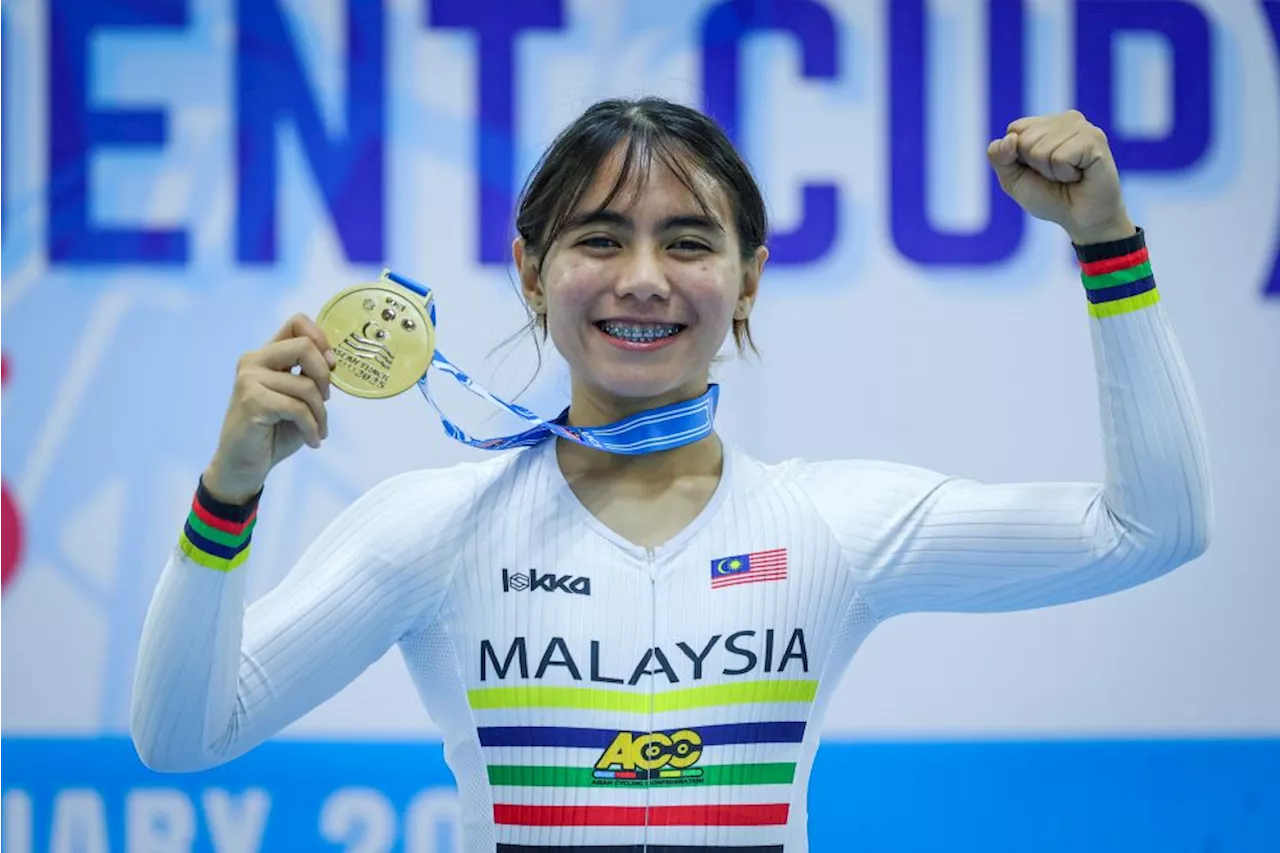 Izzah rangkul emas keirin wanita elit