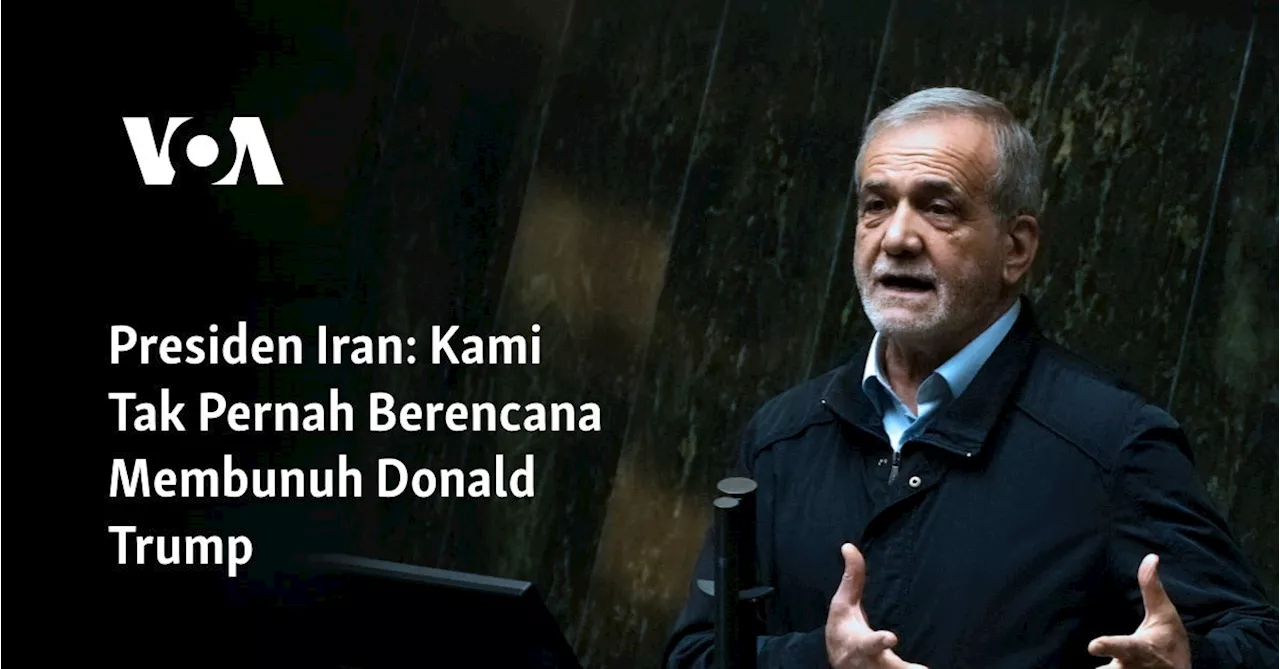 Presiden Iran: Kami Tak Pernah Berencana Membunuh Donald Trump