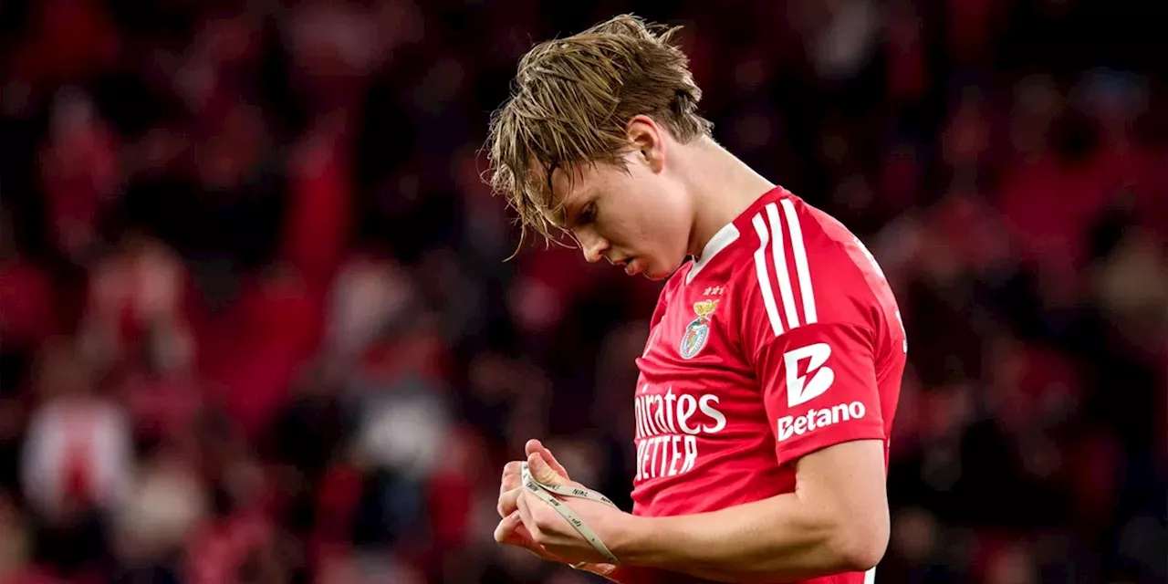 Andreas Schjelderup blijft bij Benfica