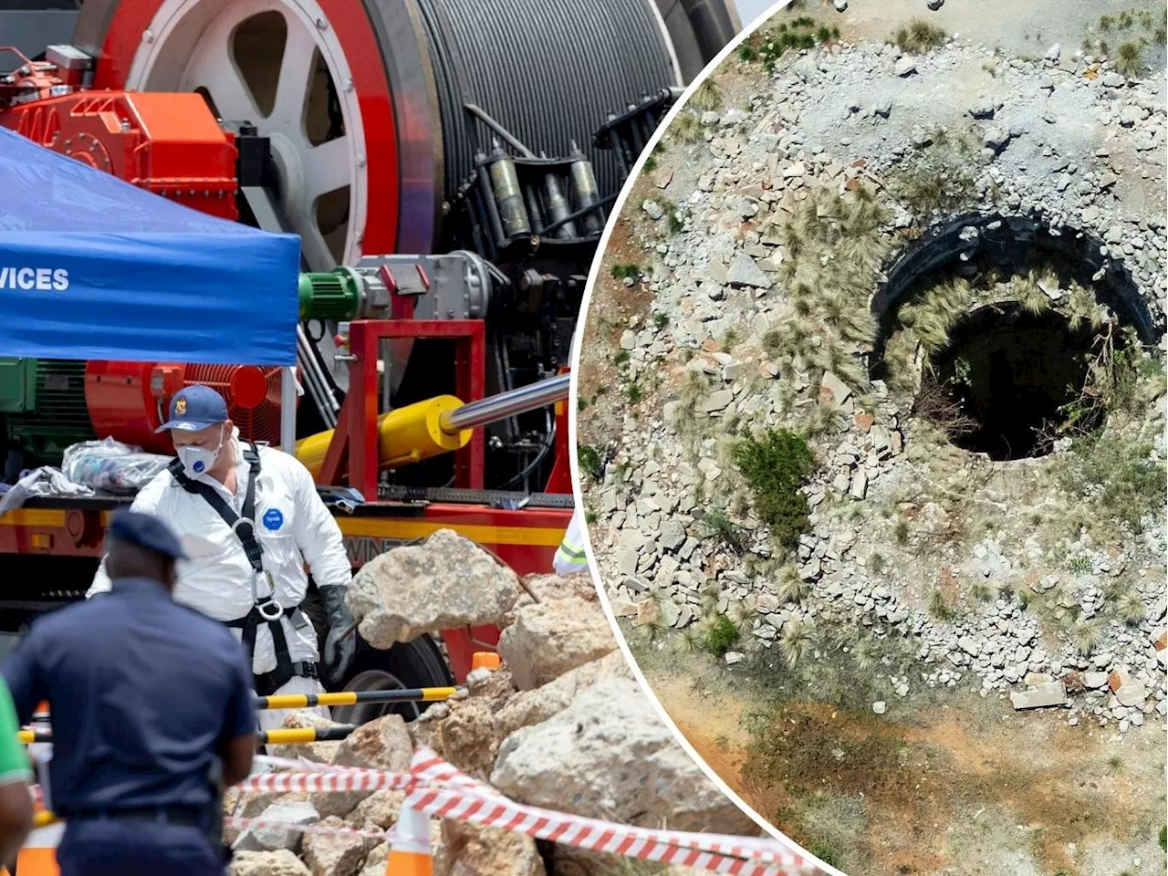 Dutzende Leichen aus stillgelegter Goldmine in Südafrika geborgen