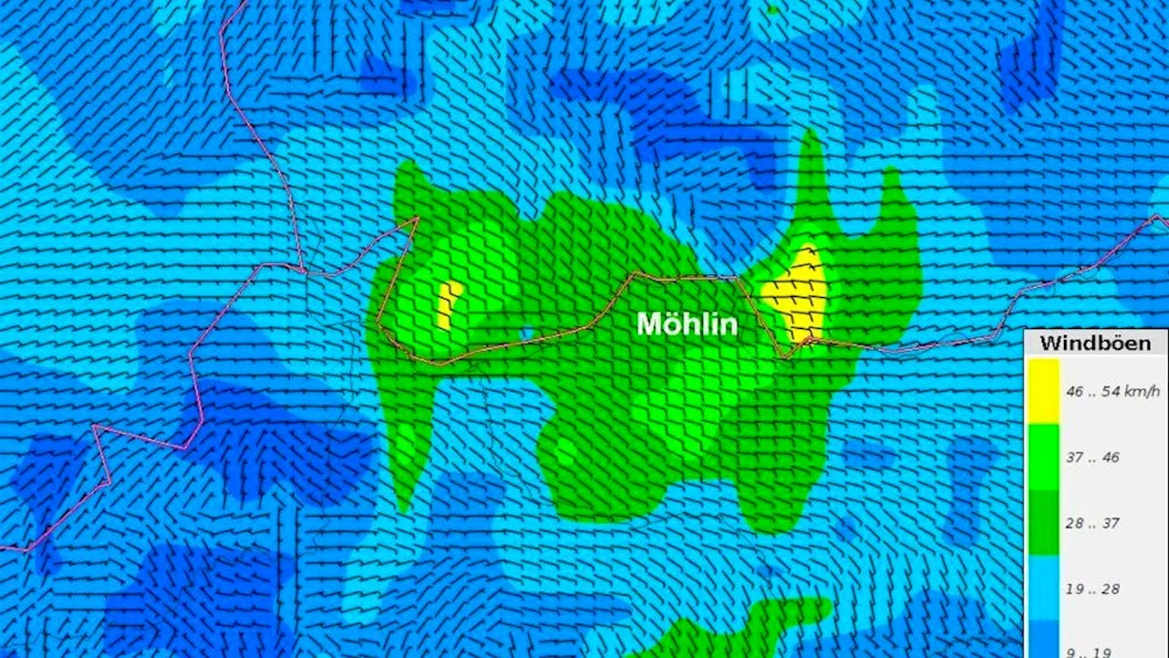 Möhlin-Jet: Starker Ostwind trifft die Region