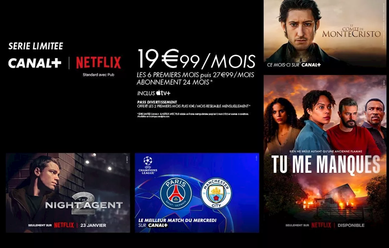 Voici une année qui commence bien avec la Série Limitée CANAL+ & NETFLIX*