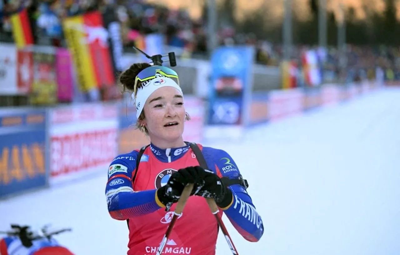 Lou Jeanmonnot domine la course individuelle à Ruhpolding