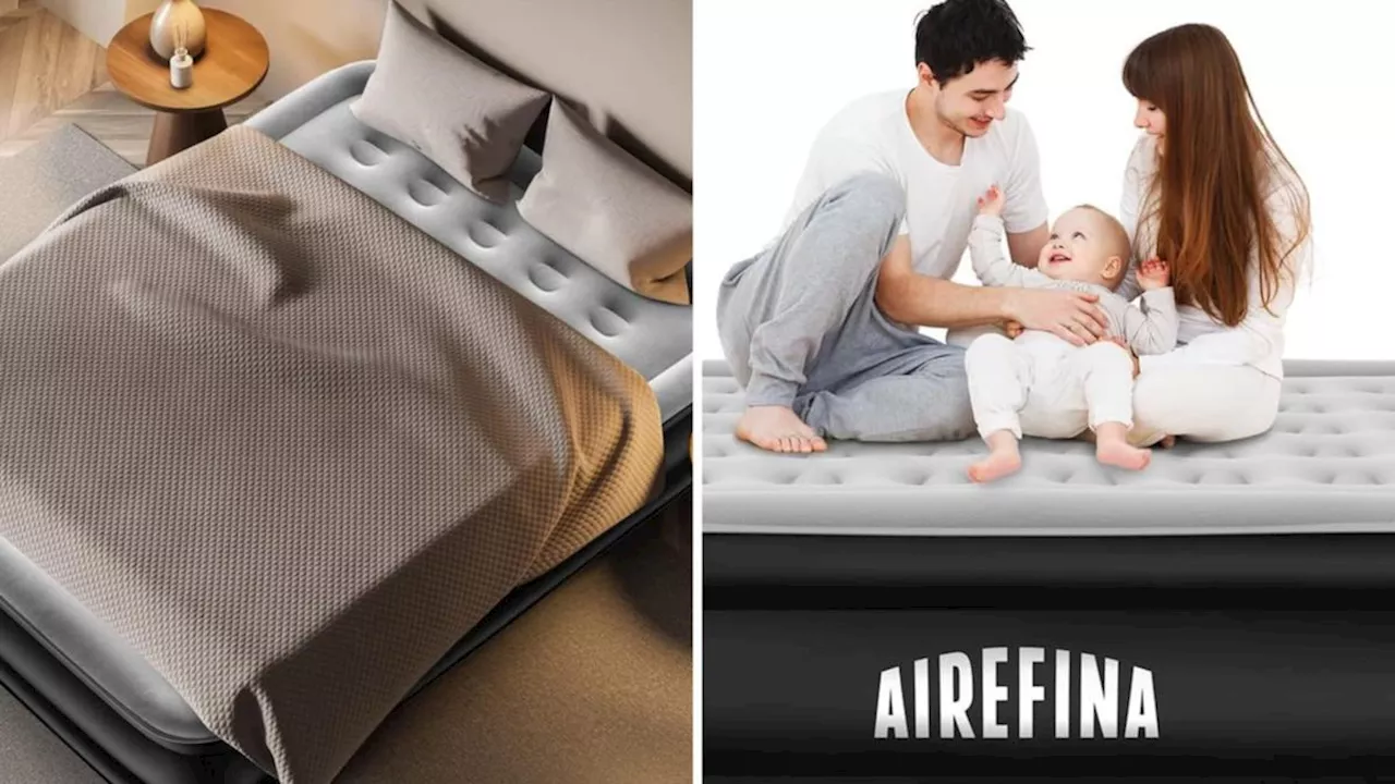 Amazon Australia Offers The Airefina Queen Size Air Mattress with Electric Pump for $109.99