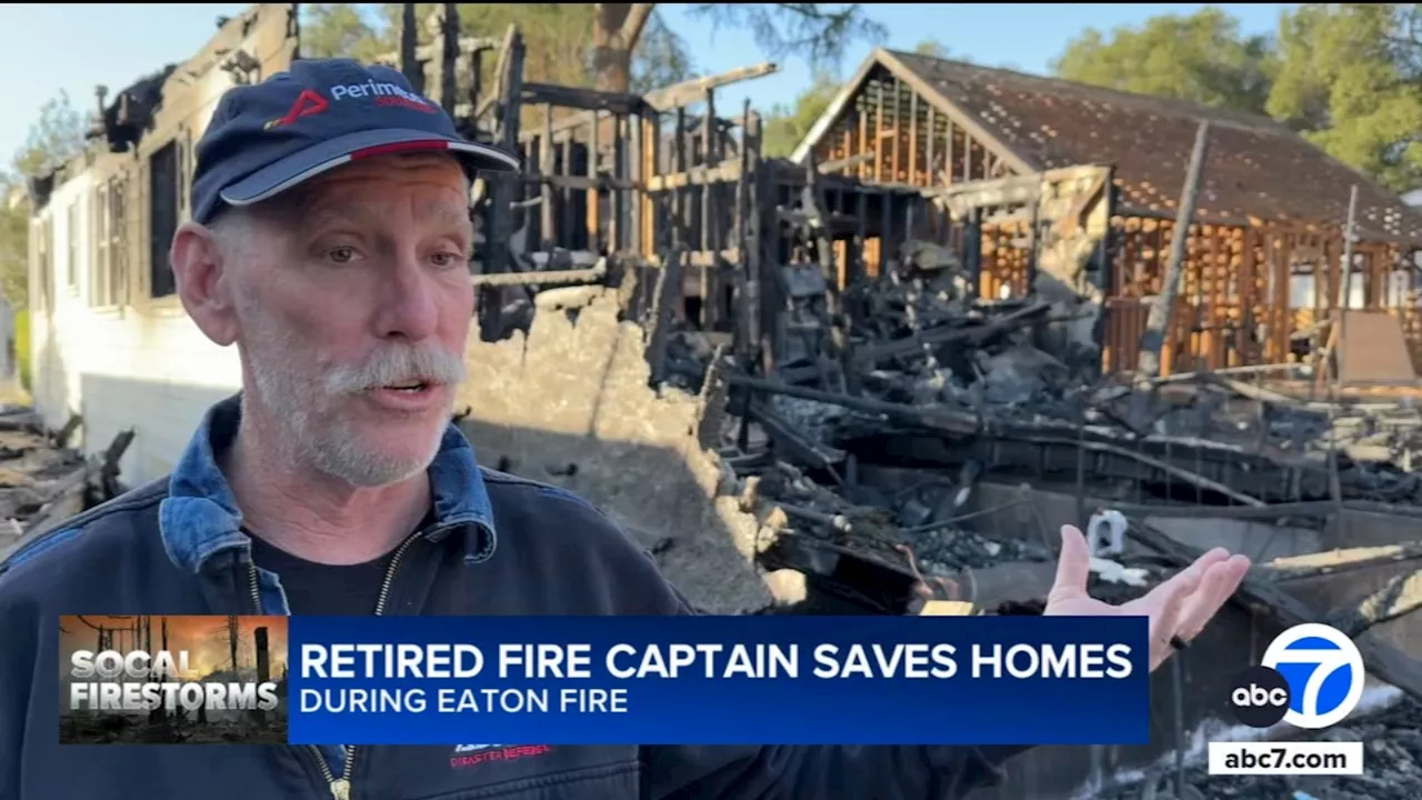 Retired Fire Captain Recounts Saving His Neighborhood From Eaton Fire