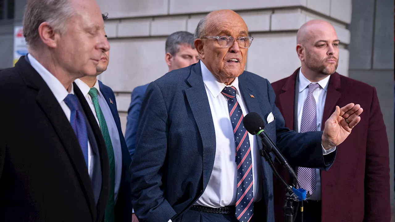 Rudy Giuliani doesn't show up to trial over whether he must give up his home and World Series rings