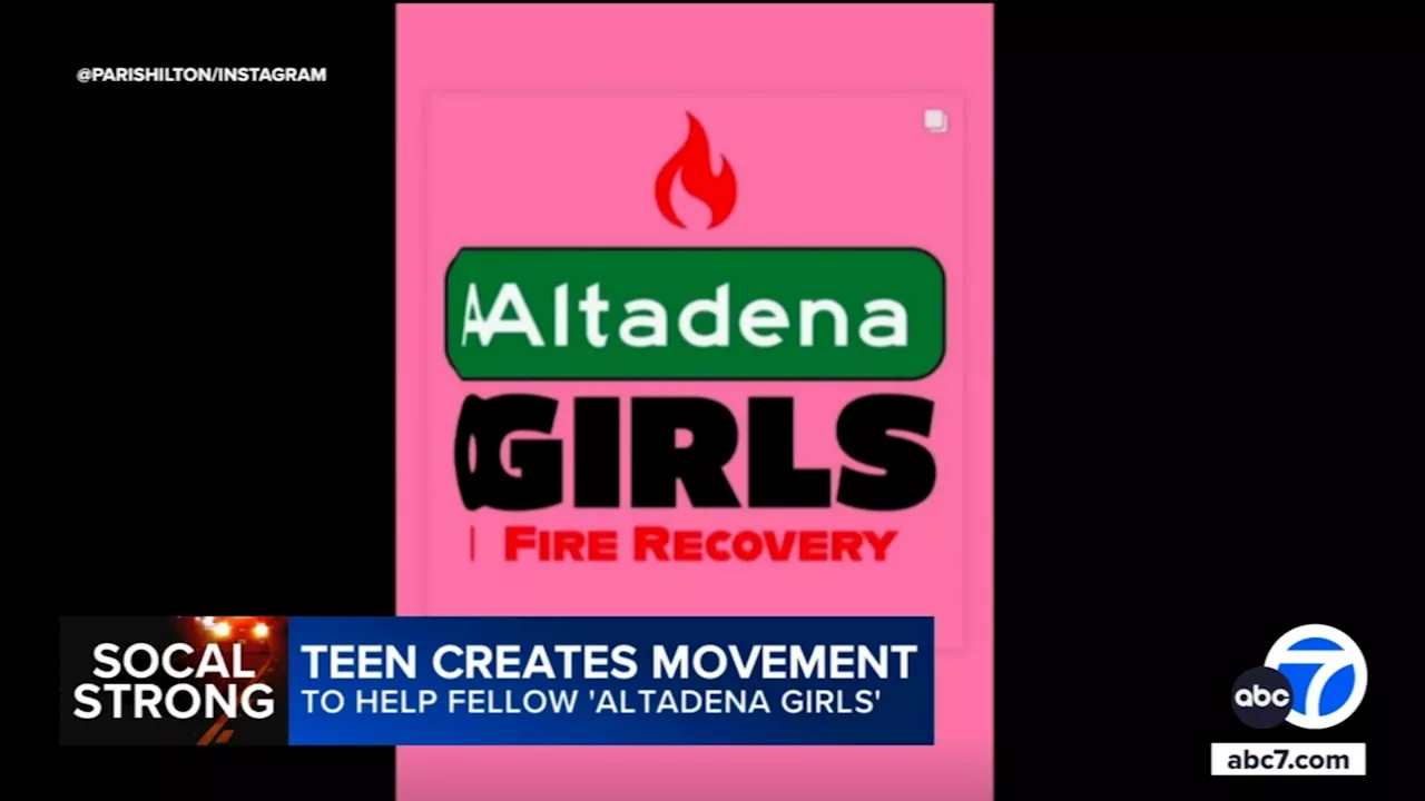 Teen's Social Media Movement Brings Hope to Girls Displaced by Altadena Fire