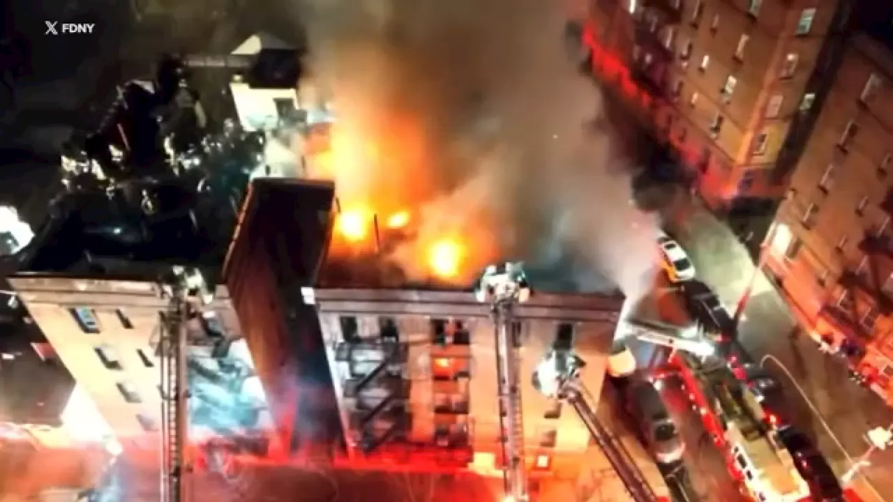 Large Bronx Apartment Fire Caused by Wind