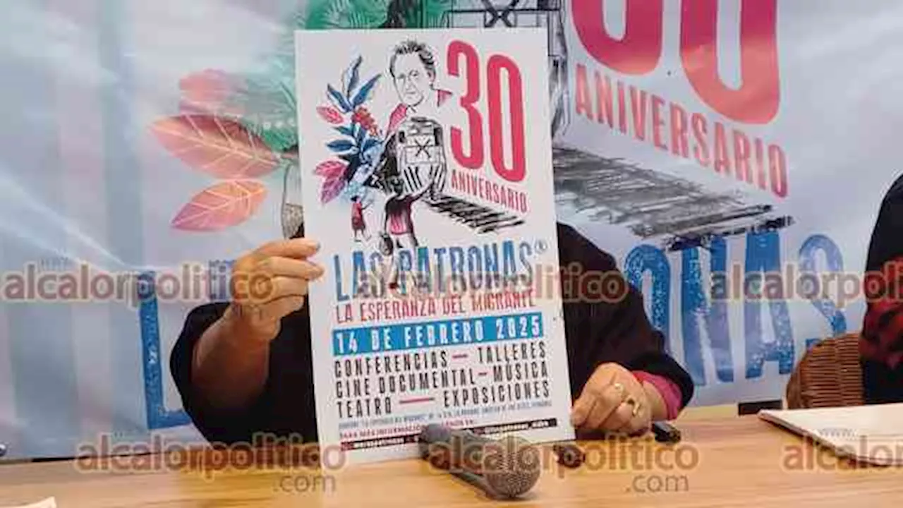 Celebran 30 años de 'Las Patronas' con actividades en albergue 'Esperanza del Migrante'