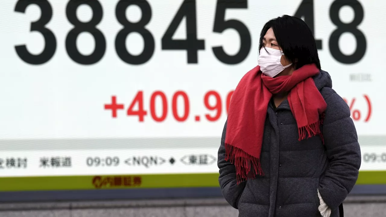 Asian Shares Rise as Wall Street Rallies on Inflation Data and Strong Bank Profits