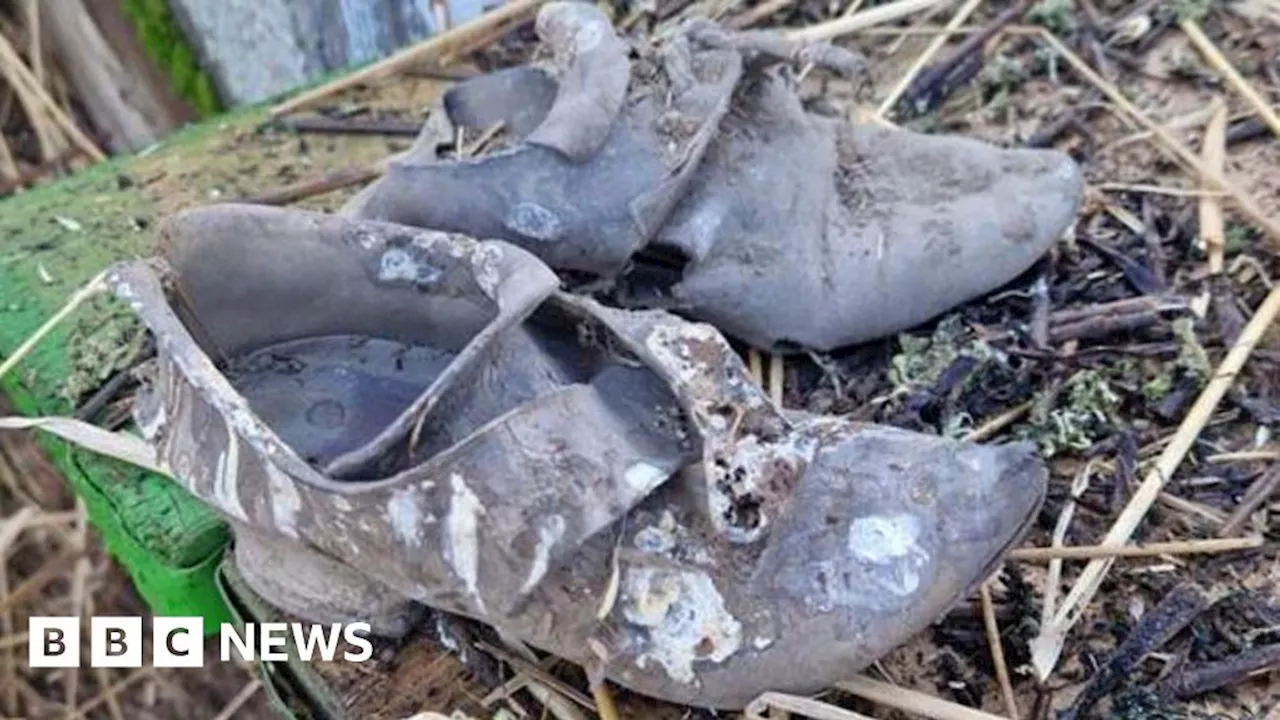 Thatcher Finds 200-Year-Old Shoes in Oxfordshire Roof