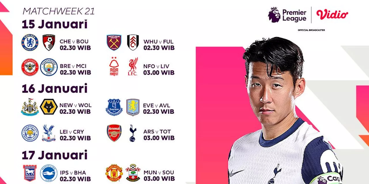 Jadwal Live Streaming Arsenal vs Tottenham Liga Inggris 2024/25