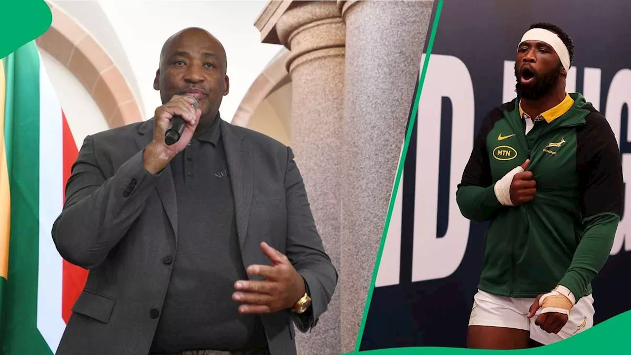 Springbok Captain Siya Kolisi and Sports Minister Gayton McKenzie Surprise Young Fan with Video Call