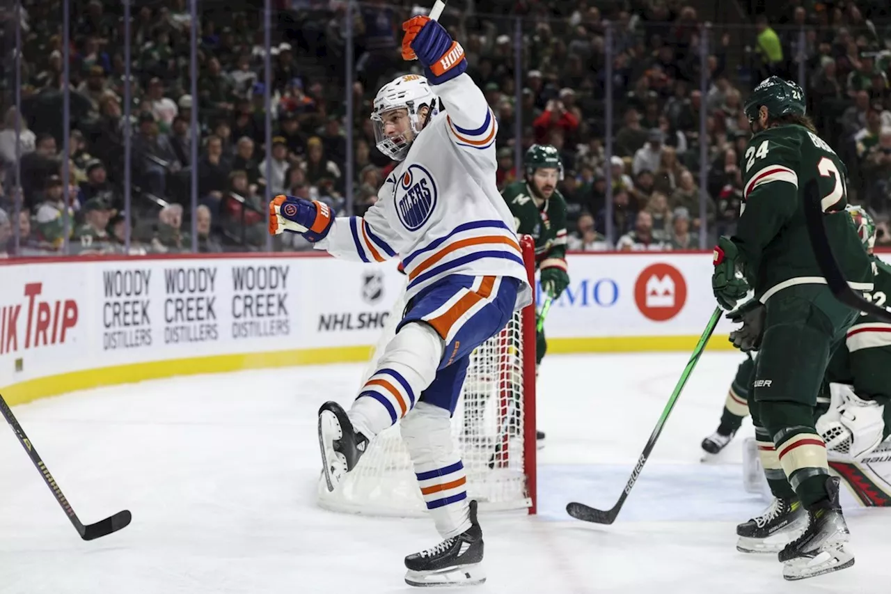 McDavid scores twice, Oilers rally past Wild 5-3