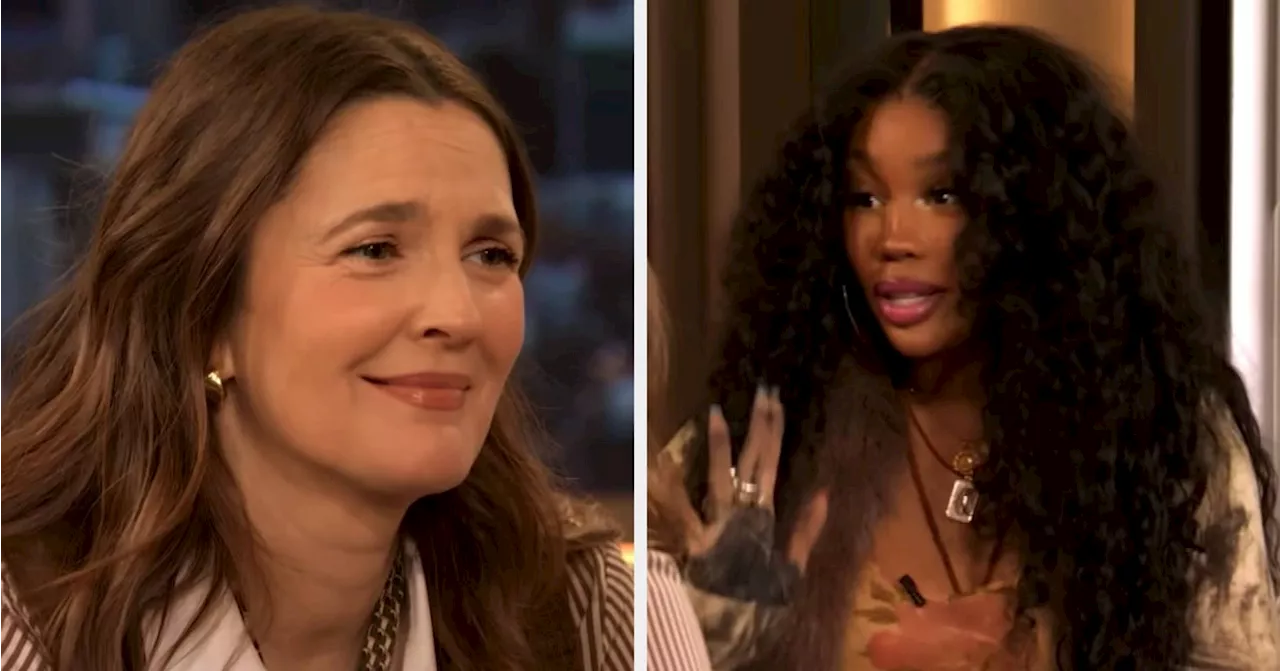 SZA Credits Drew Barrymore for Giving Her 'Permission to Be Herself'