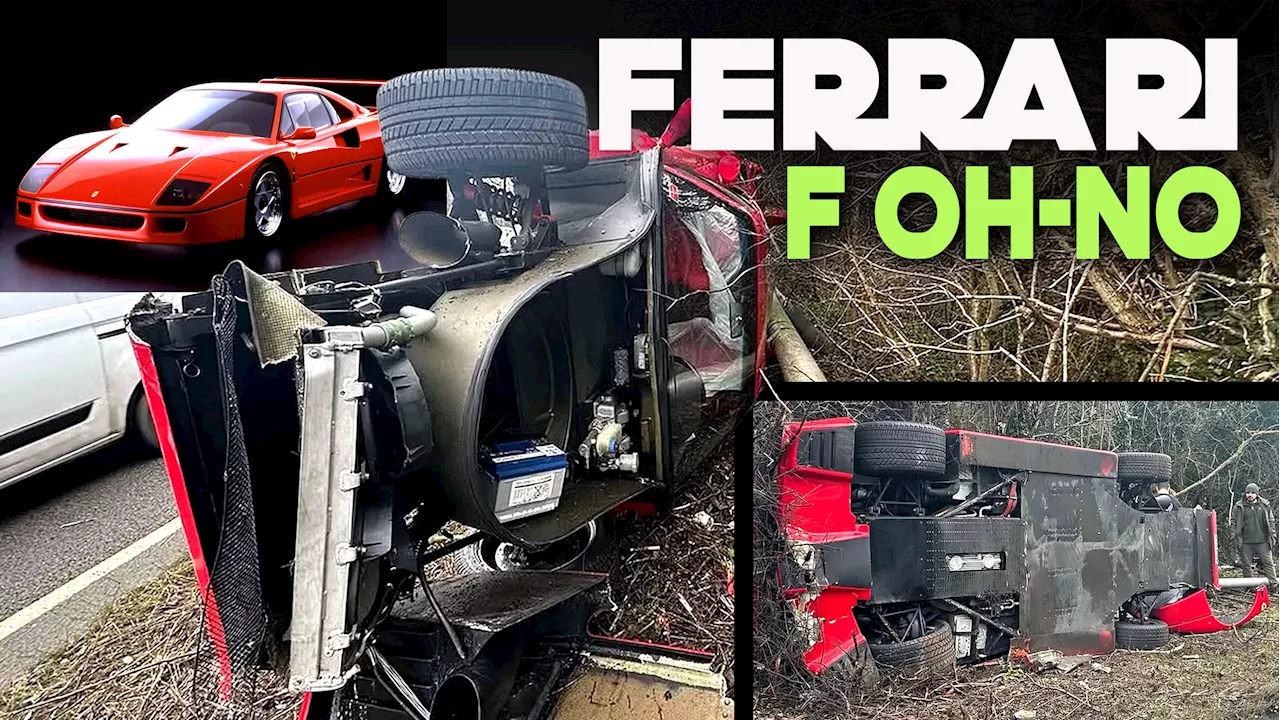 World's Highest Mileage Ferrari F40 Crashes in UK