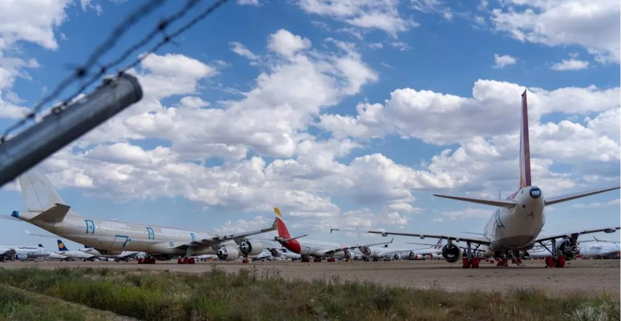 Lufthansa jubila a su avión más antiguo y lo desguaza en Teruel