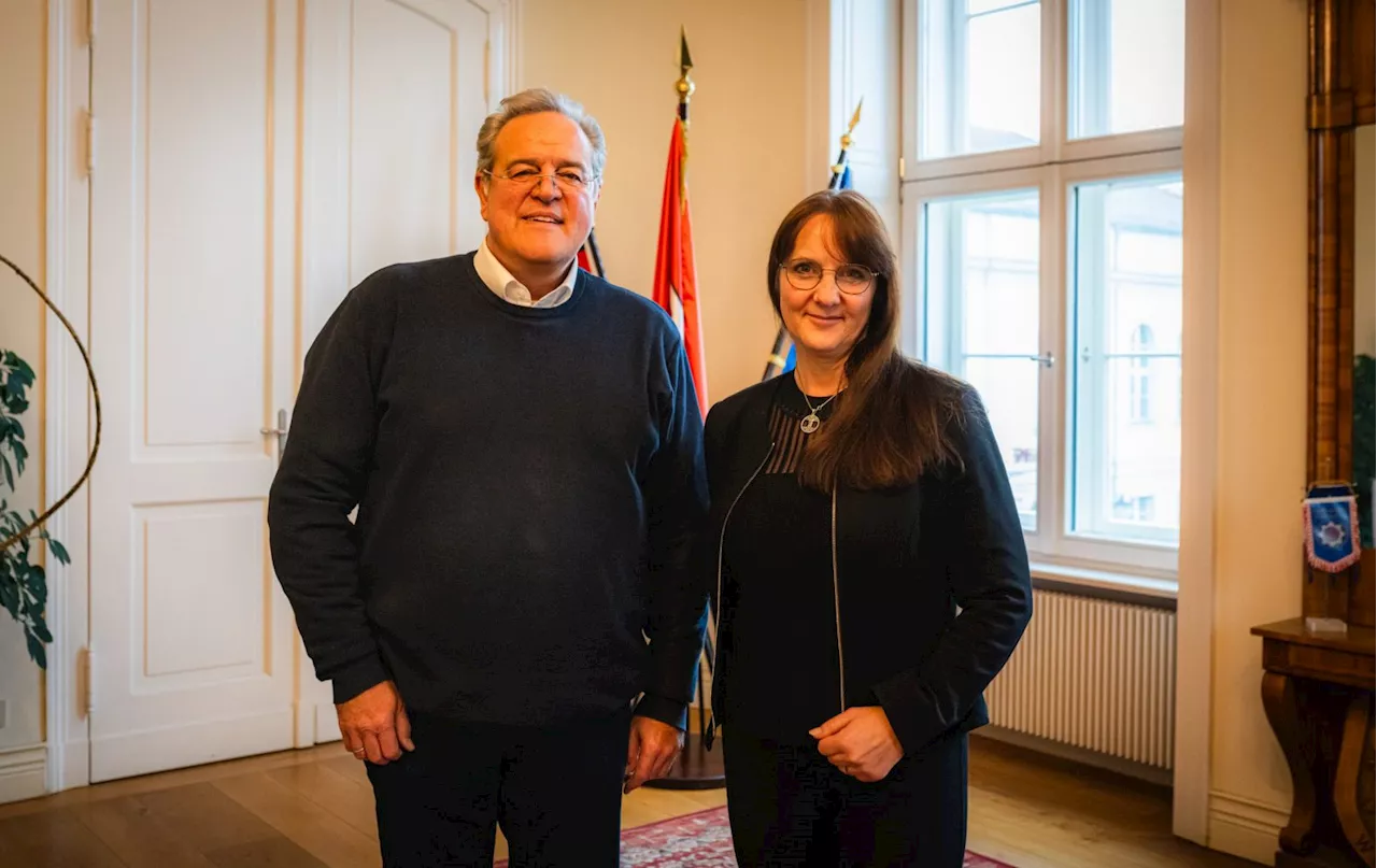 Antrittsbesuch: Chef der Bundespolizei Romann bei Innenministerin Lange