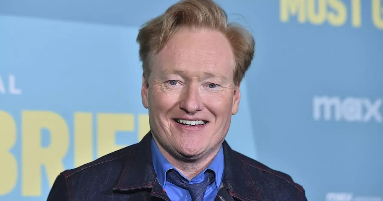 Conan O'Brien Arrives at Photocall for 'Conan O'Brien Must Go'