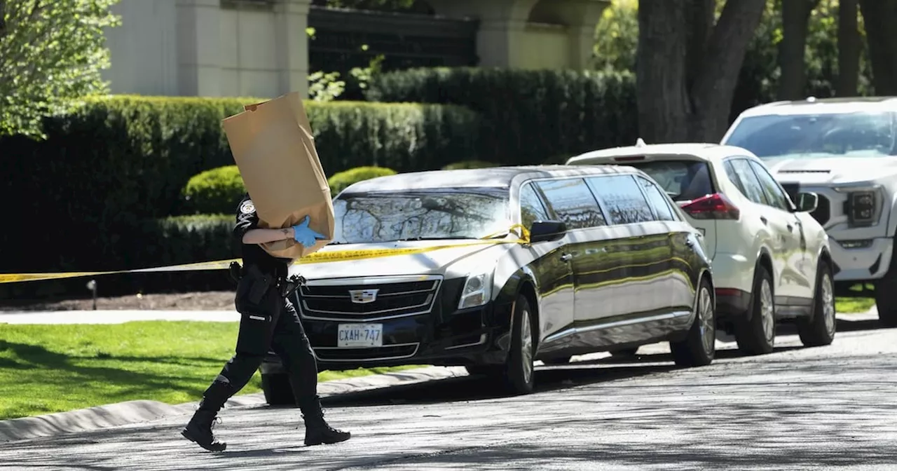 Toronto Police Investigate Crime Scene Outside Drake's Mansion