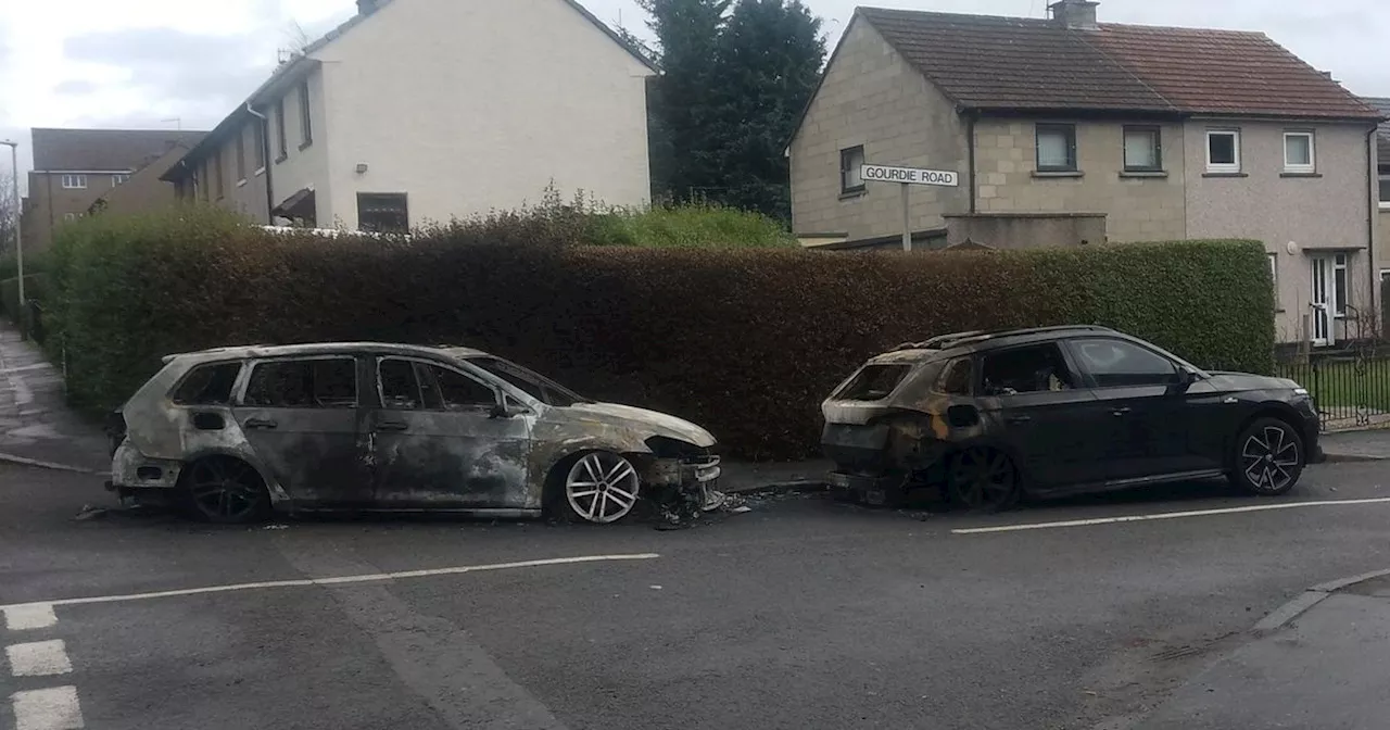 Two Cars Torched in Dundee Street Blaze