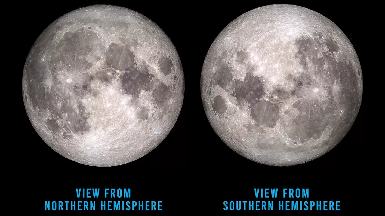 Moon Looks 'Upside Down' In Different Hemispheres