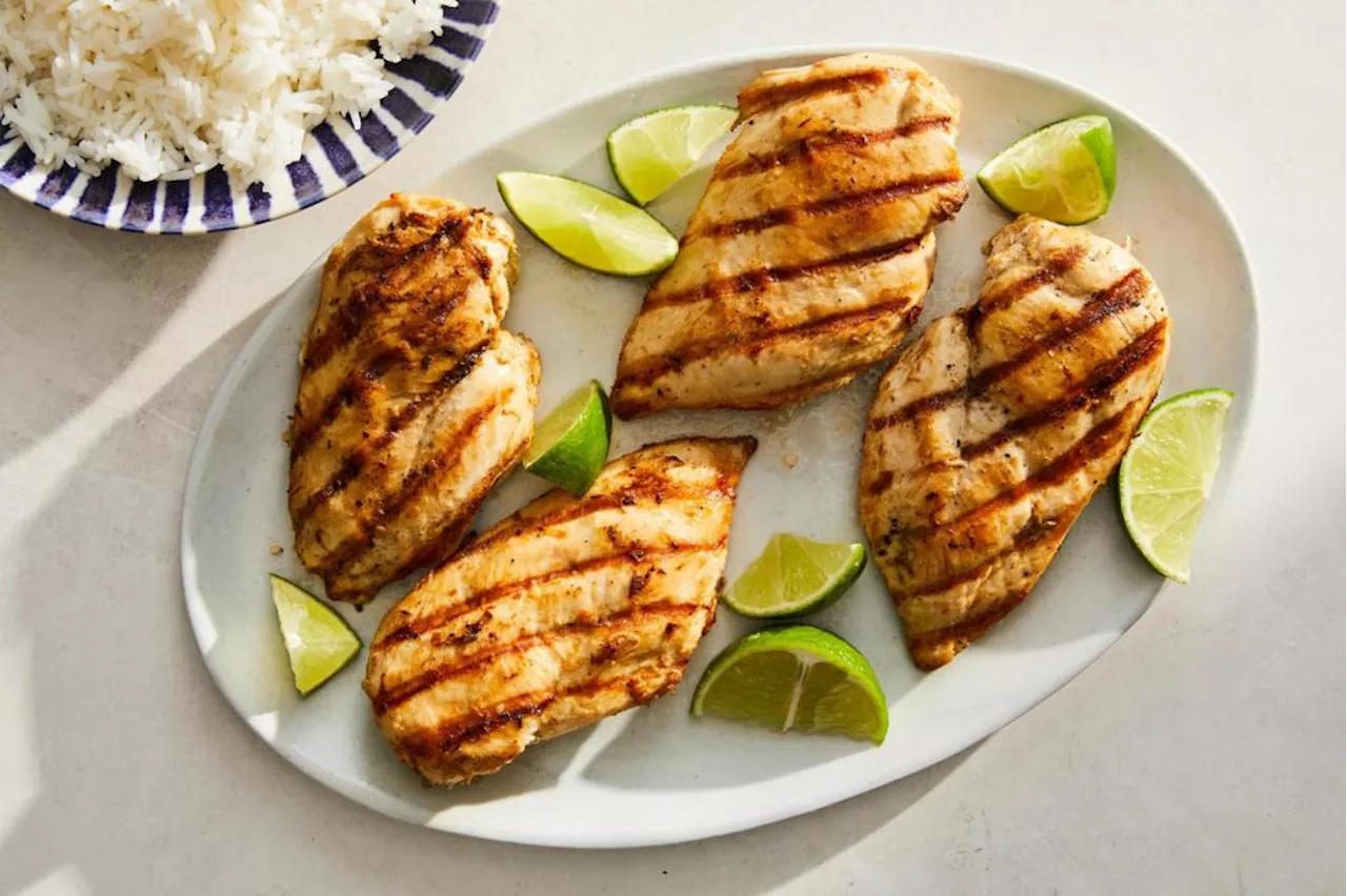 Ginger-Lime Chicken and Sheet-Pan Fish Tikka with Spinach