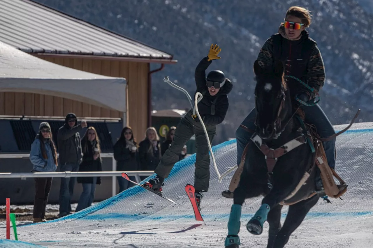 Local Rancher Takes on Ski Joring Challenge