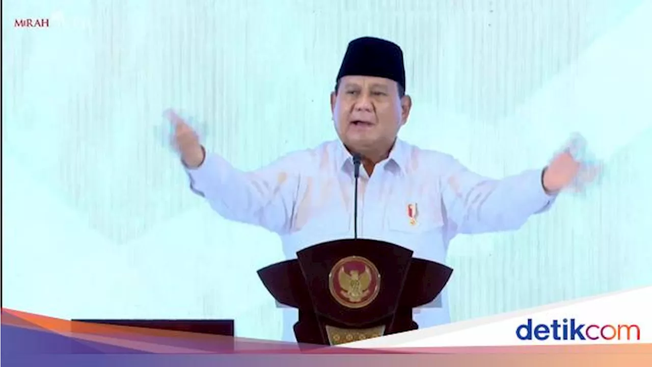 Prabowo: Ada yang Katakan Saya Hentikan Proyek Infrastruktur, Tidak Benar!