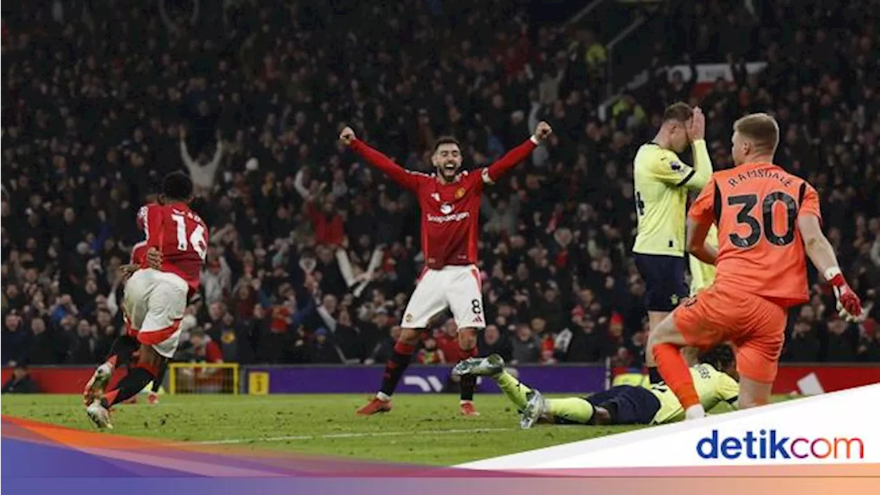 Manchester United Raih Kemenangan 3-1 Atas Southampton