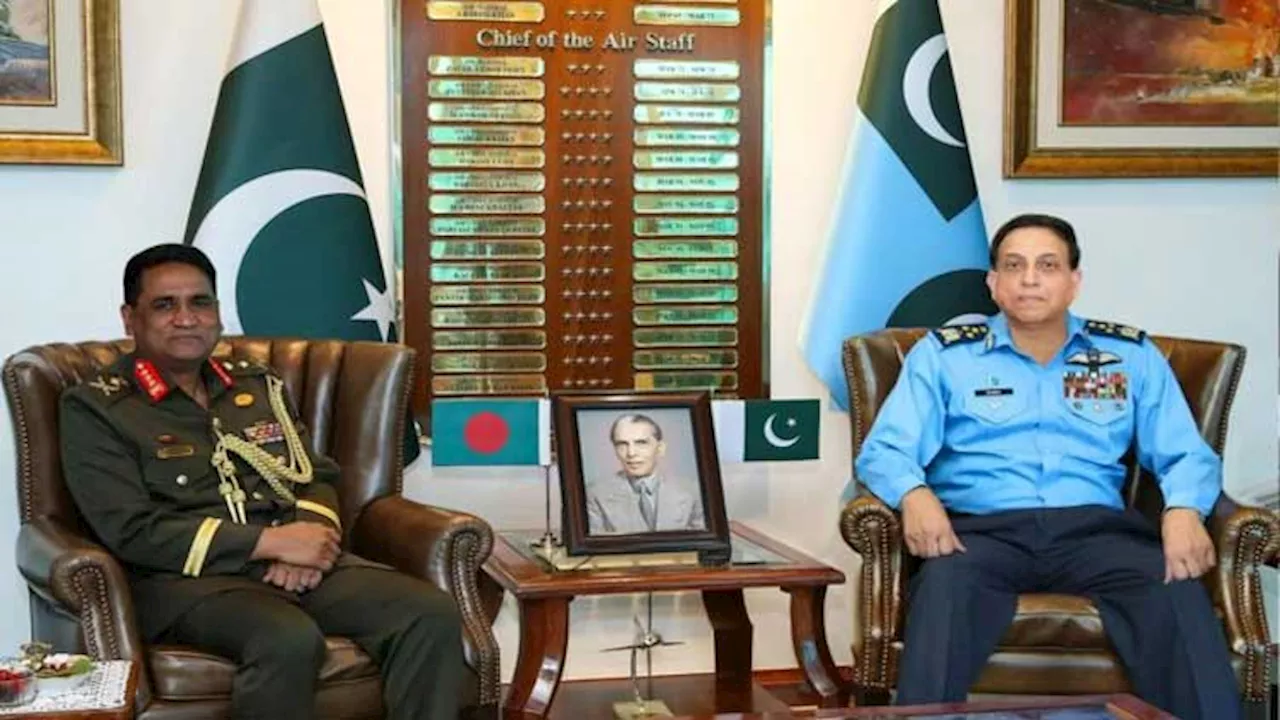 Bangladeshi defence delegation calls on Air Chief Marshal Zaheer Sidhu