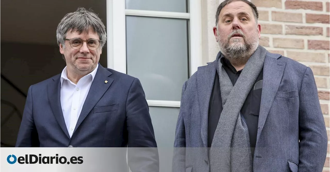 Puigdemont y Junqueras se comprometen a 'iniciar una nueva etapa' entre ERC y Junts tras la reunión en Waterloo