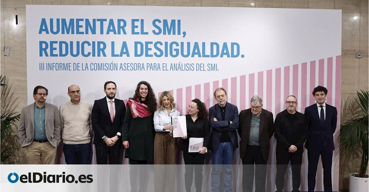 Subida del salario mínimo a 1.184 euros, el pago de impuestos y más letra pequeña del informe de expertos