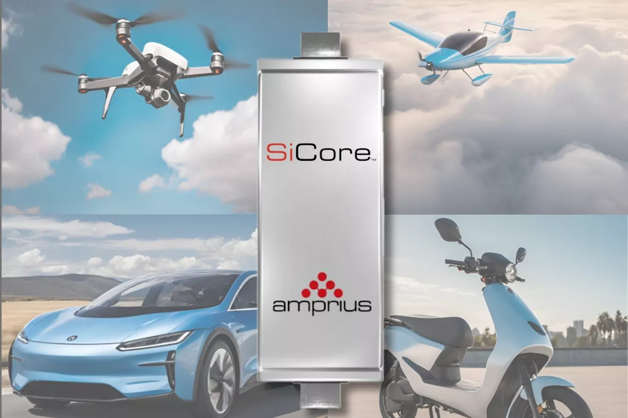 Amprius Technologies kündigt neue SiCore-Batteriezellen für Luftfahrt und E-Mobilität an