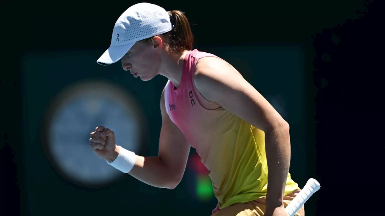 Swiatek's Efficient Performance Sets Up Australian Open Showdown