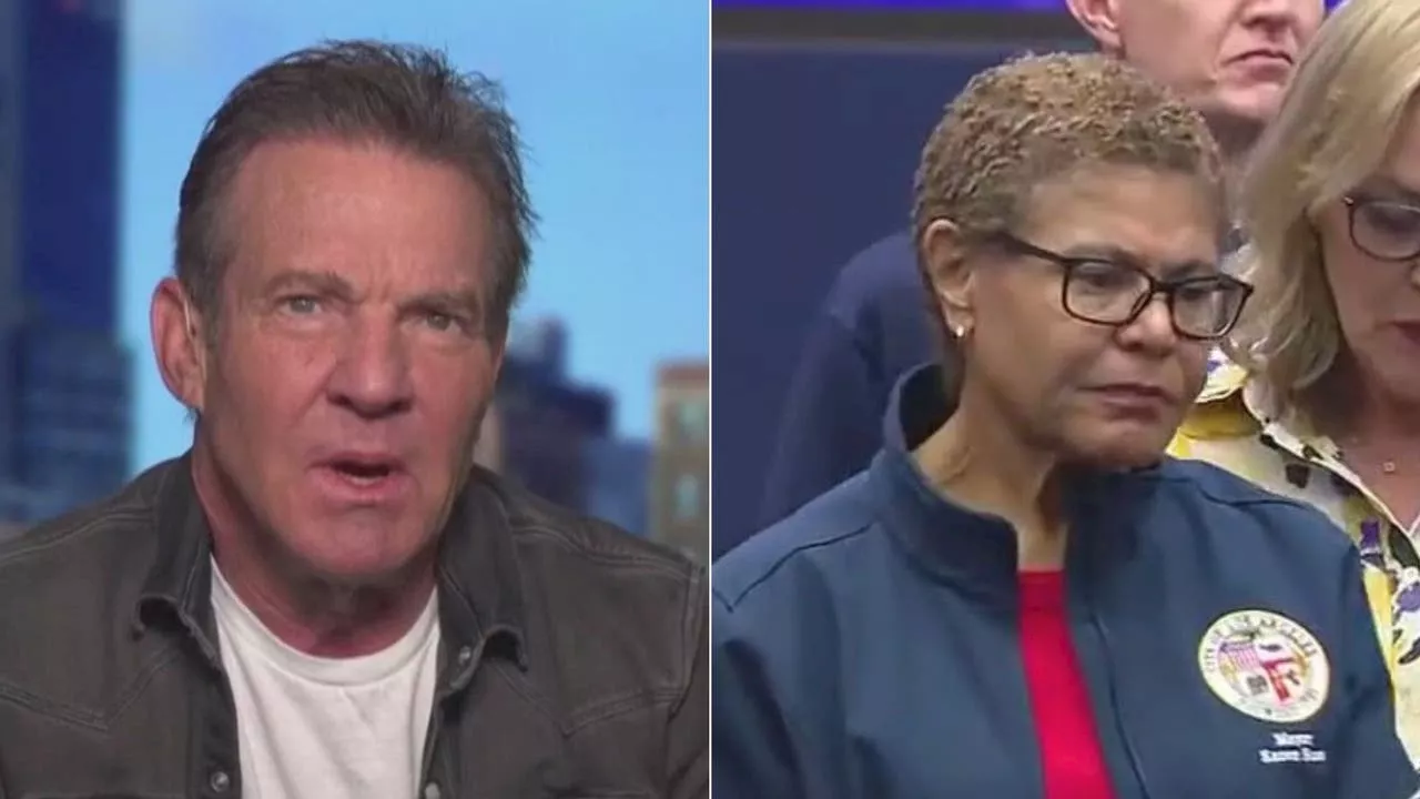 Dennis Quaid Calls for LA Mayor Bass Recall After Palisades Fire Devastation