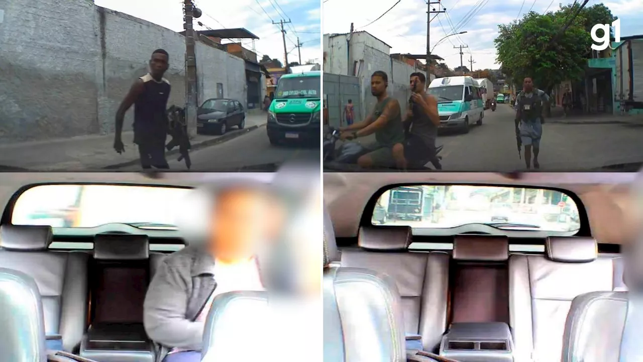 VÍDEO: barricada obriga motorista de aplicativo a entrar na Cidade Alta, e bandidos o rendem; homem pede perdão para ser liberado