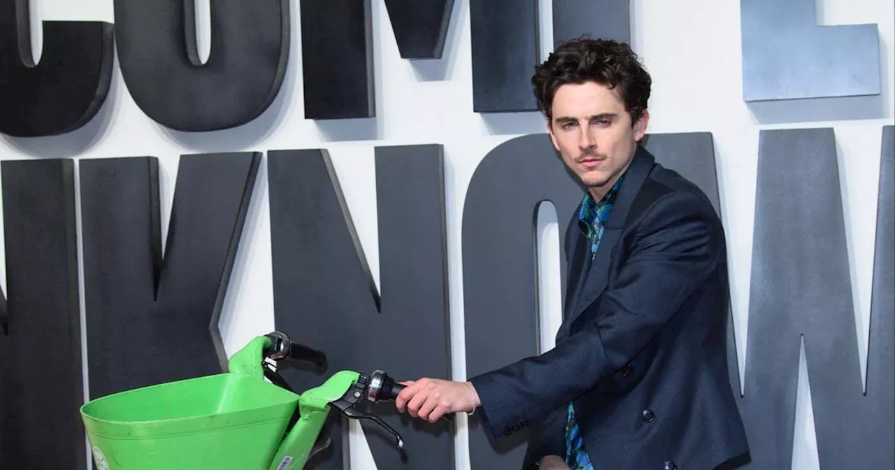 Timothée Chalamet et son vélo électrique : une amende à 65 livres pour une publicité ratée