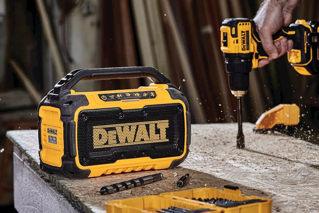 DeWalt Launches a Rugged Bluetooth Speaker Designed for the Jobsite