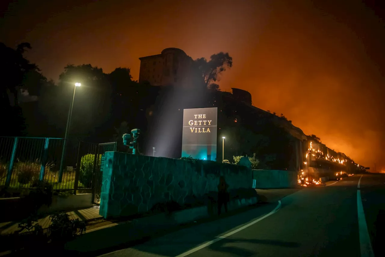 Getty Museum Fortresses Hold Against California Wildfires