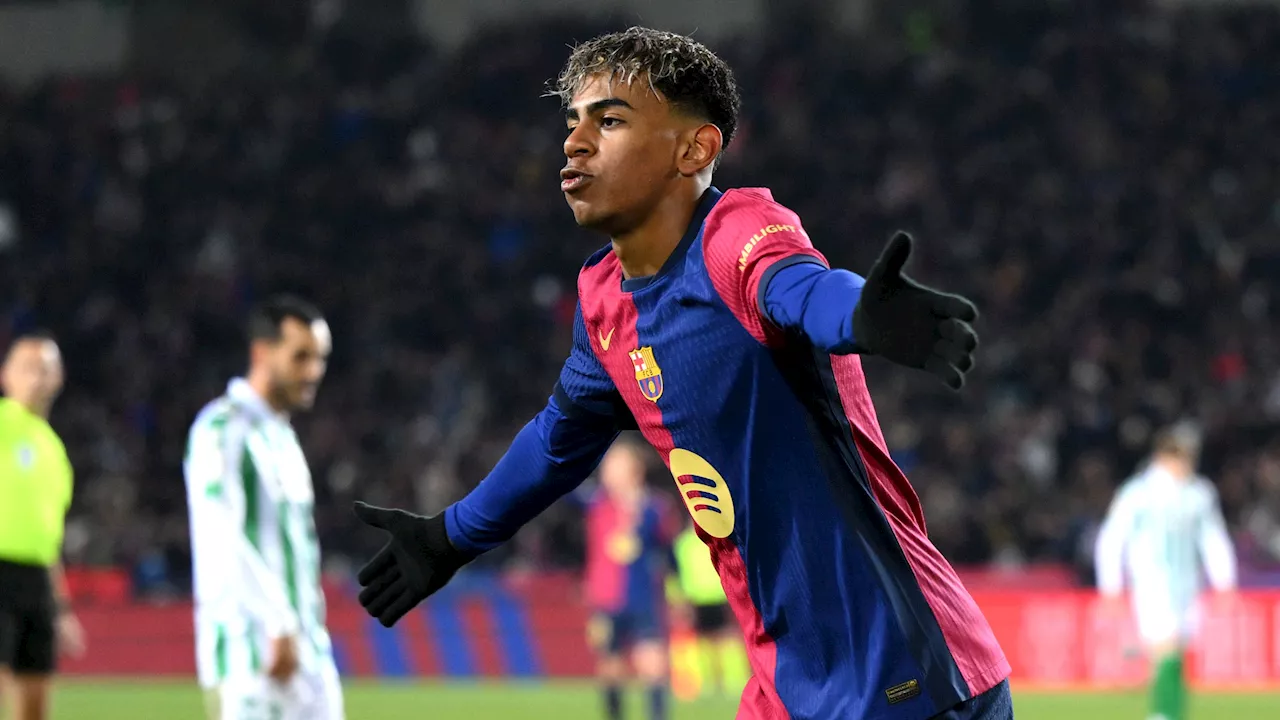 Lamine Yamal Stars as Barcelona Smash Real Betis in Copa del Rey